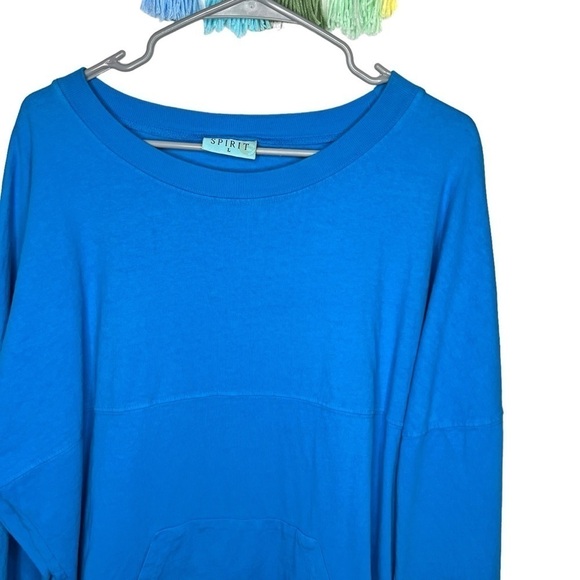 Landshark Fins Up Blue Long Sleeve Graphic Shark fin Spirit Jersey Size Large - Picture 16 of 16